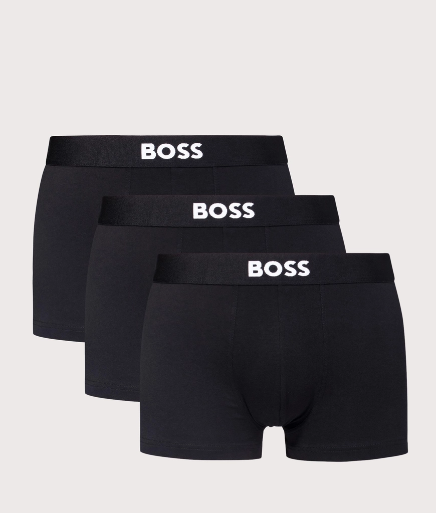 Hugo Boss Mens 3 Pack  ONE Trunks